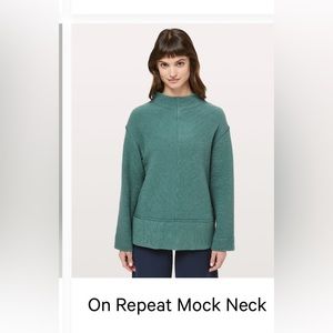 On Repeat Mock Neck Sweatshirt